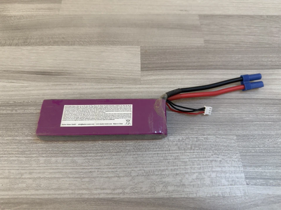 Hacker Lipo ECO-X Akku 5000 mAh 7,4 V 2S - EC5-Stecker - Bild 2 von 3