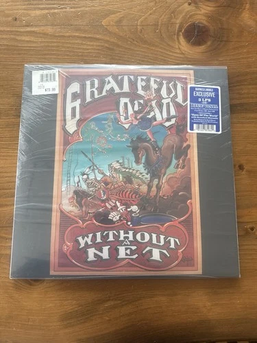 Grateful Dead ‎Without A Net BN Exclusive Blue Vinyl 3 LP Rhino 2023 NEW SEALED