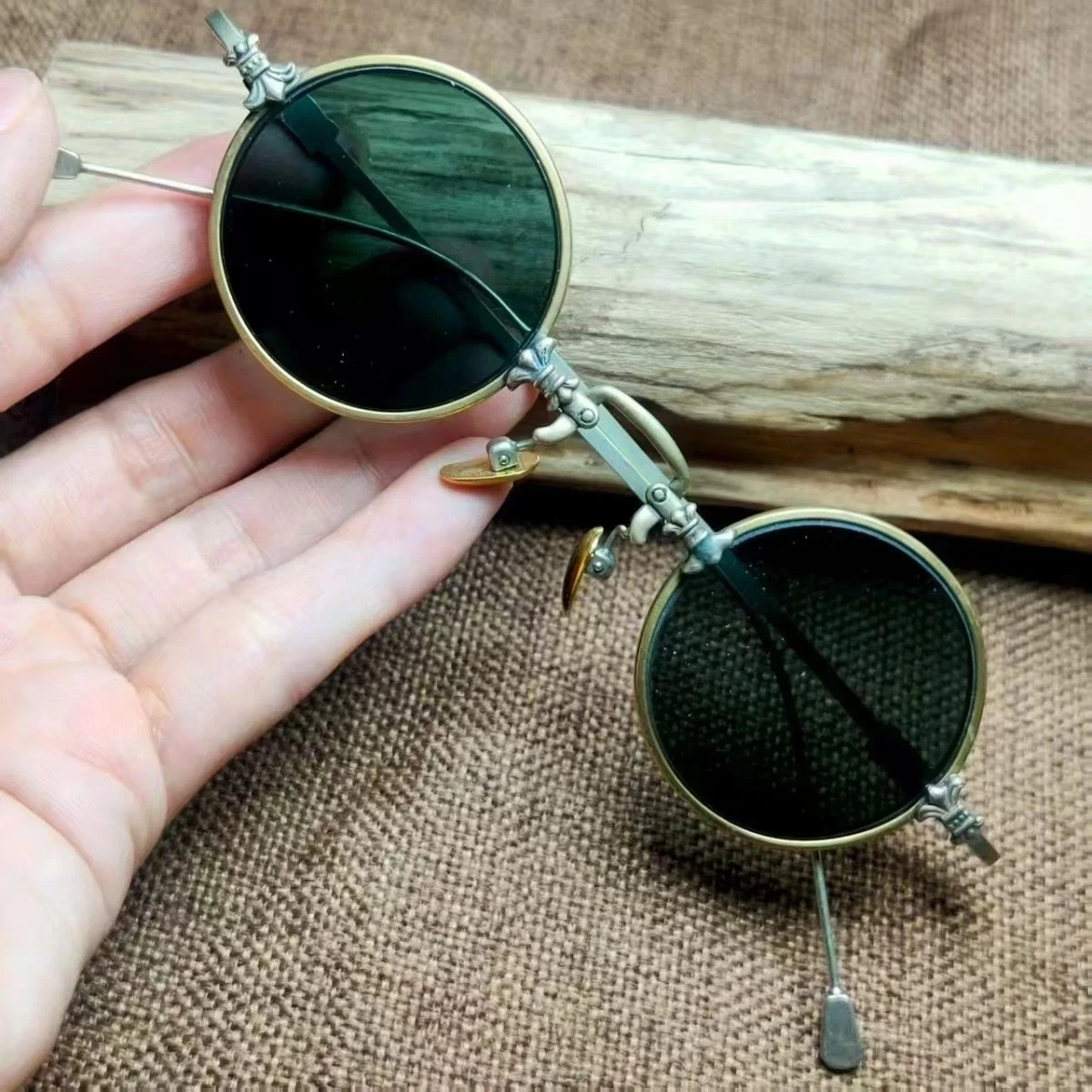 Occhiali da sole quadrati vintage moda donna retrò occhio di gatto piccolo telaio occhiali da sole per donna stile viaggio, C06, Taglia unica