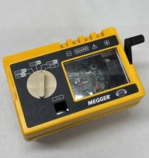 Biddle Megger 212159 Hand Crank Megohmmeter Insulation Tester Unit Megohm Meter