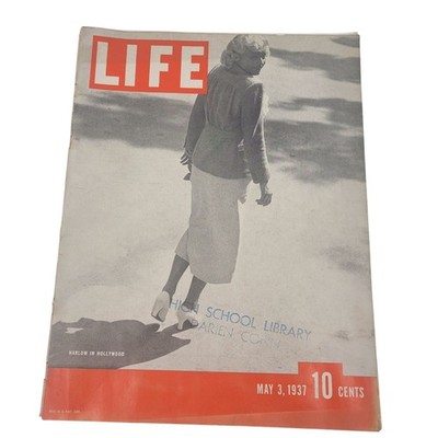 Life Magazine May 3 1937 Jean Harlow Hollywood Vintage Ads Photography History