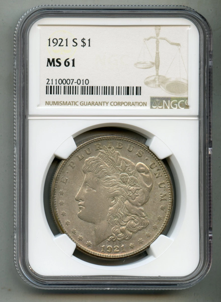 MS 61 Graded 1921 Year Morgan US Dollars (1878-1921) for sale | eBay