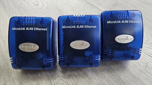THREE UNITS Devolo dLAN Ethernet Home Plugs