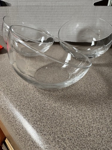 3 Retired Princess House Heritage Pattern Topsy-Turvy Bowl Set - Picture 1 of 6