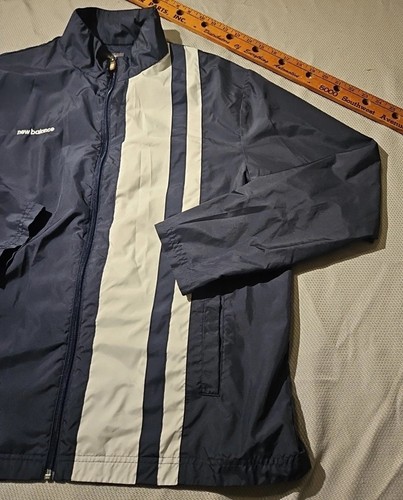 New Balance Track Suit Mens Jacket Large Pants Medium Blue Active Jogger Set - Picture 6 of 24