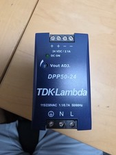 TDK-Lambda DPP50-24 N Rail Power Supplies 50W 24V 2.1A -