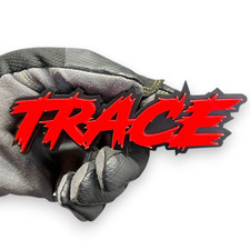 Custom Text Trace 3d Car Emblem Multicolor Acrylic Car Badge 1pc