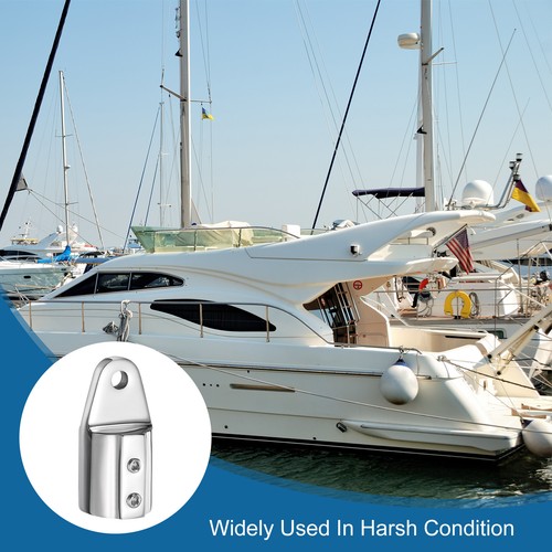 Radatto Per Accordo Per Tenda Barca: 2 Pezzi Di Guide In Acciaio Inox Per Binario, Hardware Sostitutivo Per Tende Bimini Su Barche E Yacht