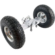 10" ROLLING GATE CARRIER WHEELS: for Chain Link Fence Rolling Gates - Rut Runner