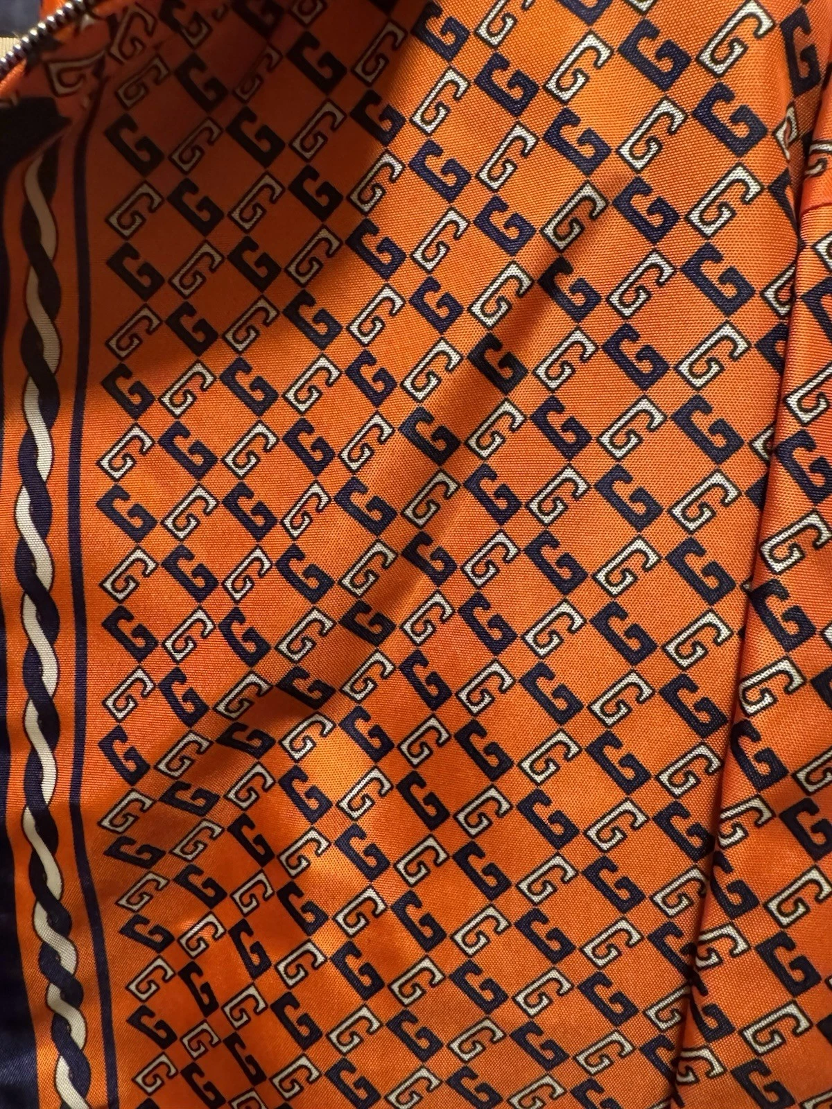 Giacca a vento nuova autentica con logo Gucci GG taglia 54 US XL