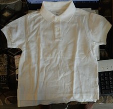 Lands' End Kids' Short Sleeve Mesh Polo Shirt M 5-6yrs Nwot 12