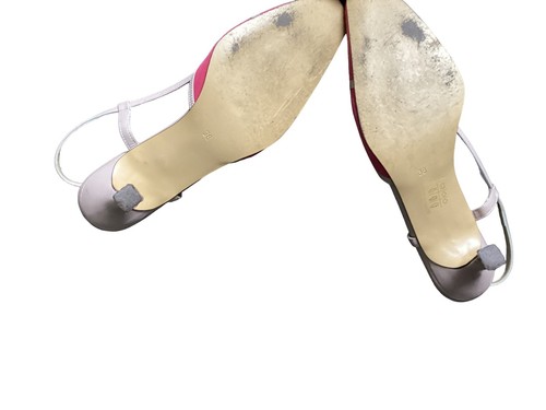 Jacques Vert squede dusty? pink beige bag + shoes Size 5 ? eu 38 ec Away 2.9 - Picture 9 of 9
