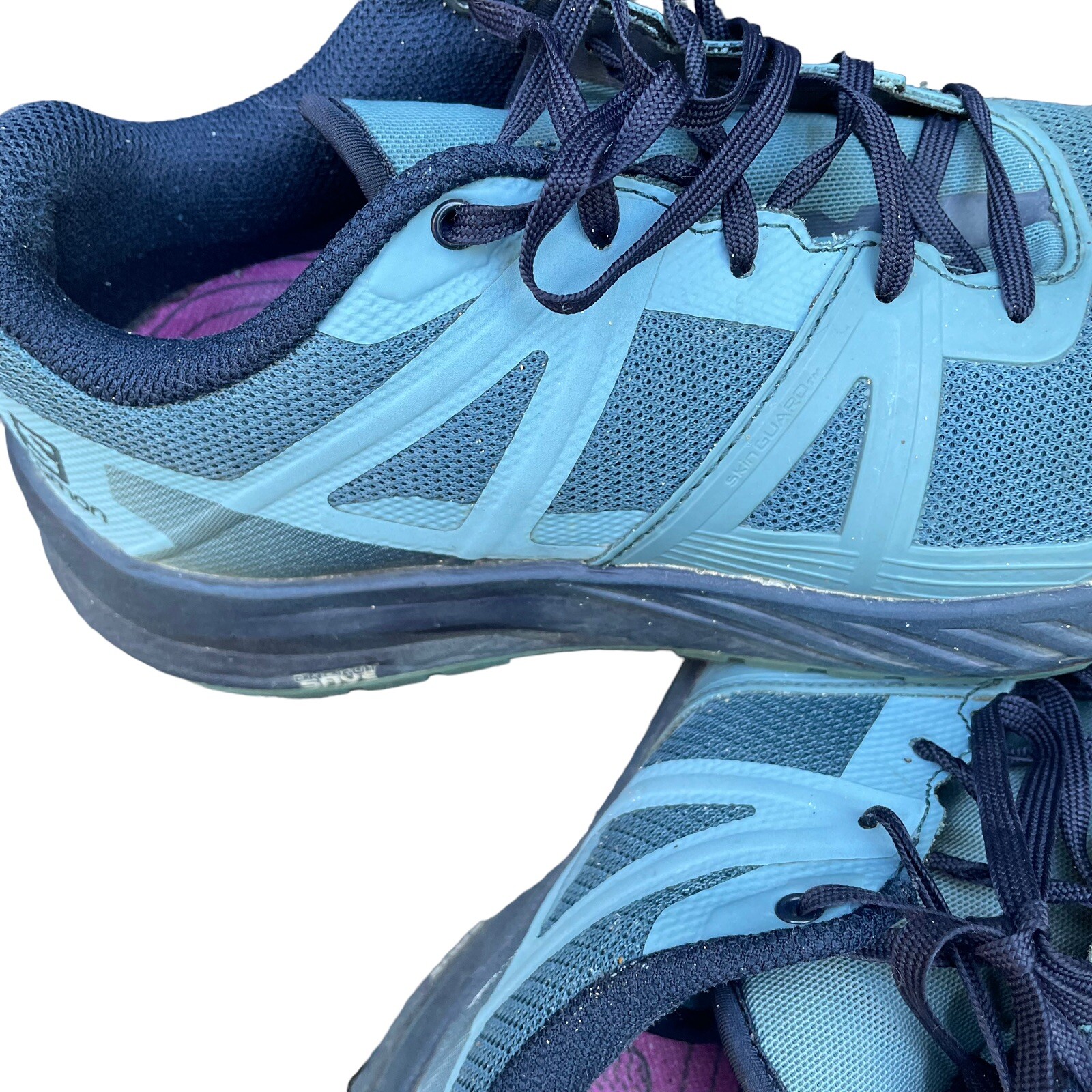 Scarpe da trekking Salomon donna Odyssey tripla corona 406861 blu sneakers taglia 8