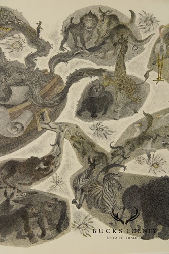 Oliver Grimley Pen and Ink Drawing, Noah's Ark - Picture 10 of 17