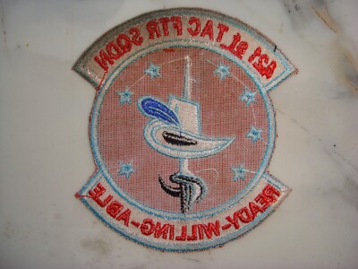 USAF 421st TACTICAL SQUADRON JET FIGHTER, VIETNAM WAR PATCH | eBay
