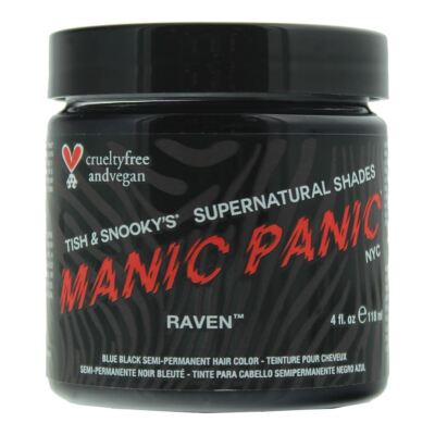 Manic Panic High Voltage Raven Hair Dye 118ml For Him Her