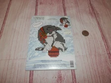 NEW Candmar Designs Christmas Kitty Ornament #5180 Counted Cross Stitch 3676