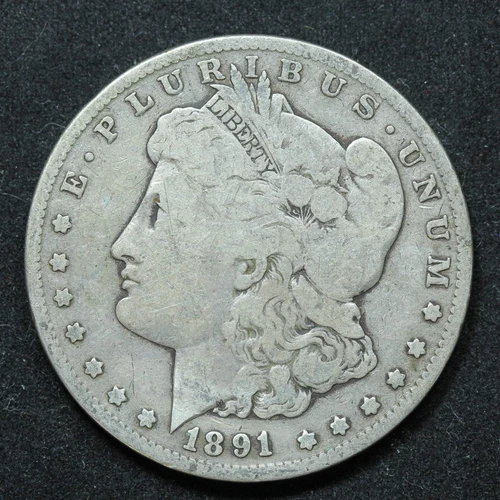 1891 CC Morgan Silver Dollar - Carson City