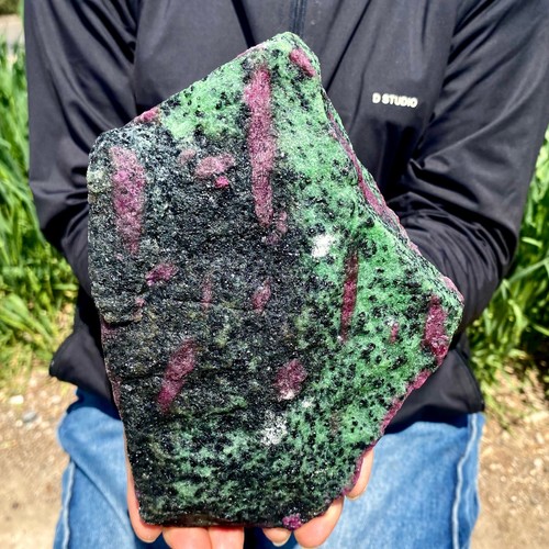 3.96LB Natural green Ruby zoisite (anylite) crystal Chakra Healing Energy - Picture 9 of 12