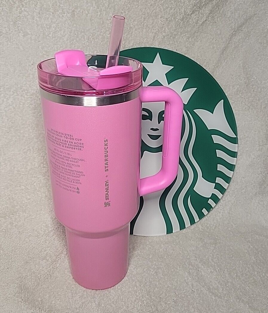 Stanley x Starbucks 40oz Tumbler - Winter Pink 2024 Stanley x Starbucks 40oz Tumbler - Winter Pink 2024
