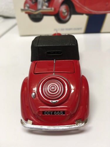 Dinky DY-S 17 1939 Triumph Dolomite Special Edition 1:43 1990 Red Made in China - Picture 4 of 9