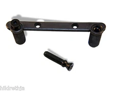 Hinge Post Braced 2 11/16 with mounting post Black Bitterroot 080651BK