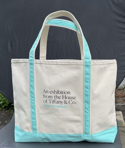 Tiffany & Co GROSSE CANVAS Vision & Virtuosity Exposition BEUTELTASCHE/WEEKENDER TASCHE. NEU - Bild 13 von 16