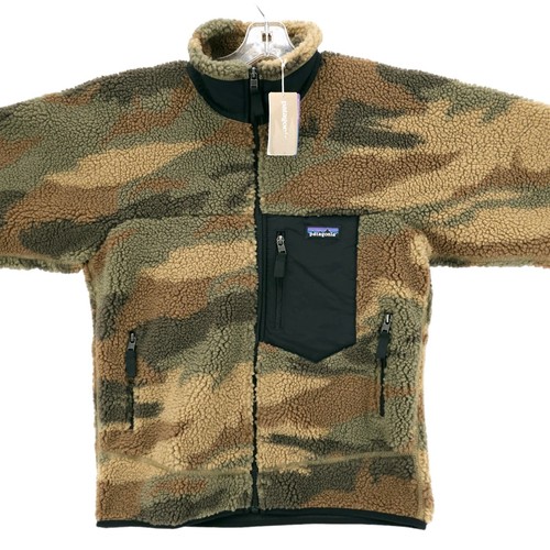 NWT PATAGONIA Men's Classic Retro-X Jacket Camouflage Kansas Sky SMALL - Picture 2 of 11