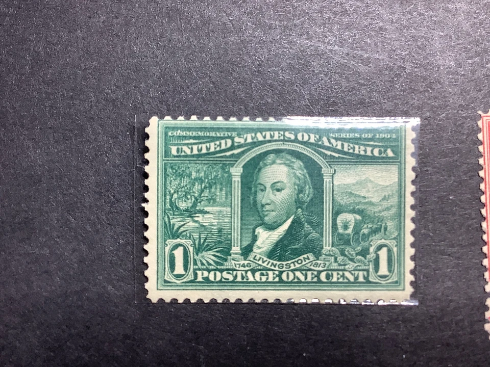 US Stamp SCOTT #323-327-SET LOUISIANA PURCHASE 323,325 MNH..324 MH, 326,327 Used - Image 3 of 4