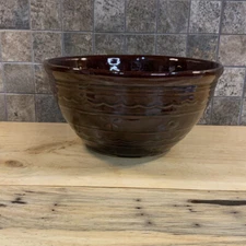 Vintage Marcrest Daisy Dot Oven Proof Stoneware Bowl--2 Quart USA