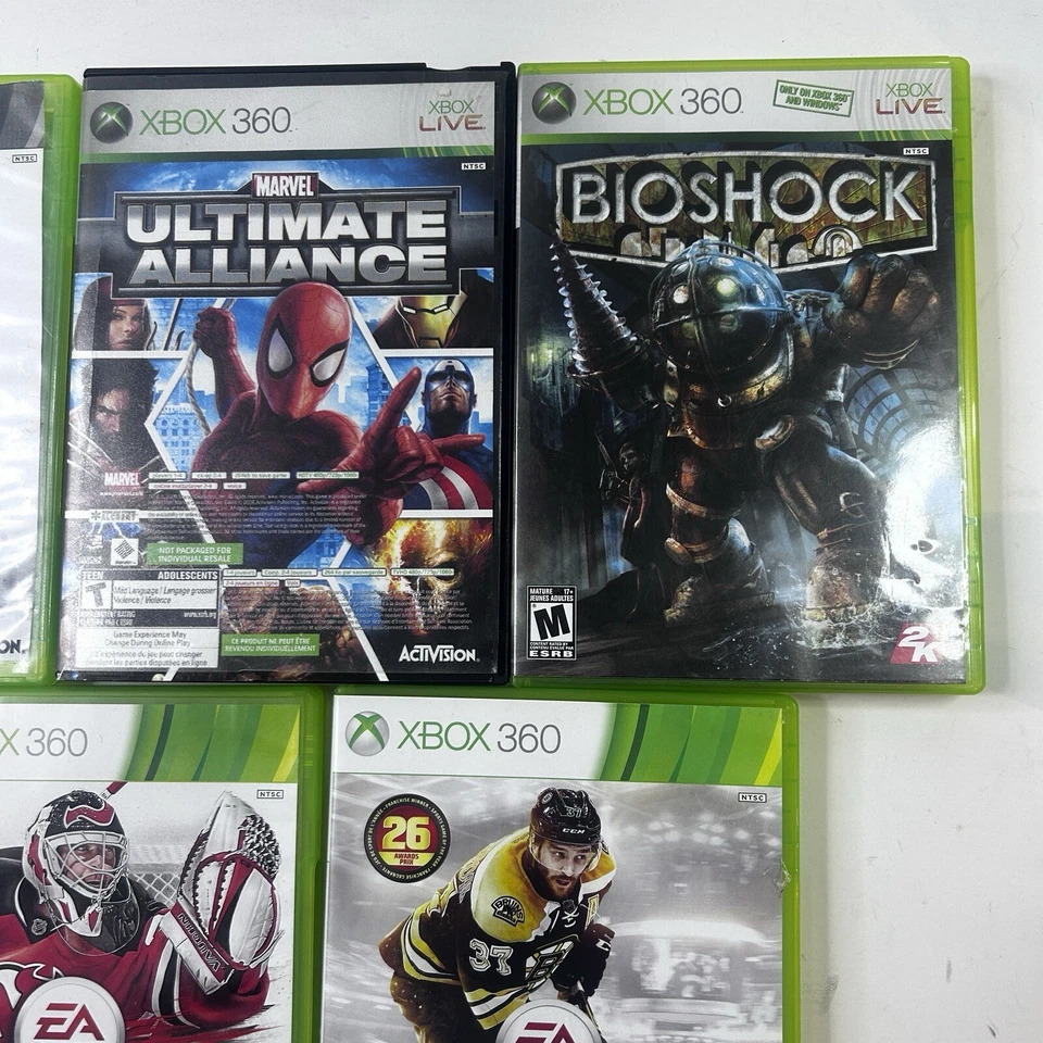 Microsoft Xbox 360 5 Game Lot Backwards Compatible With Xbox One Good-Very Good - Image 3 of 4