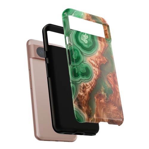 UV Print Mint Marble Resin Wood Phone Case for iPhone, Samsung Galaxy, Pixel - 第 159/163 張圖片
