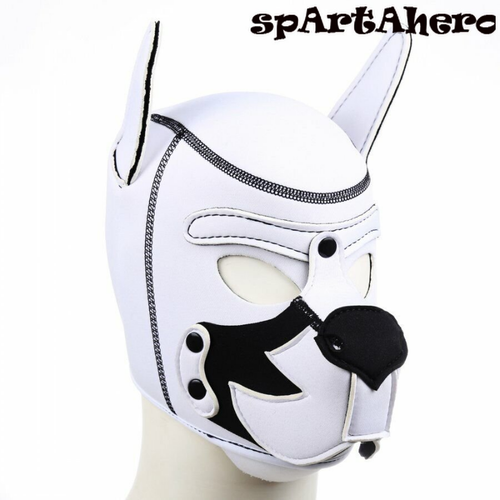 Puppy Play Hood Mask Men's Chest Strap Neck Collar Armband Sexy Costume - Picture 31 of 39