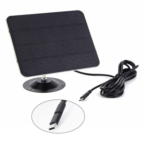 Solarpanel für Überwachungskamera Aussen DC 5V Outdoor Akku Kamera mit Micro USB - Bild 13 von 23