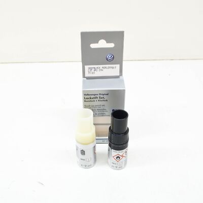 VOLKSWAGEN Touch-Up Paint Pen Set Deep Black Pearl LST0P2C9X NEW GENUINE