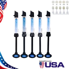 DX Dental Syringe Ultra Universal Curing Light Composite Resin A1 A2 A3 A3.5 B1