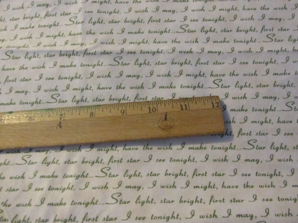 Vintage 3 yards  x 44" Quilt Fabric Start Light Star Bright Disney Elements 2009 - Image 3 of 4