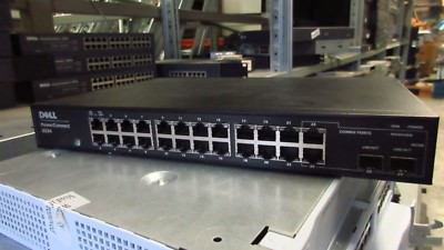 Dell PowerConnect 2824 24x Gigabit 10/100/1000 Managed Netzwerk Switch 2x SFP