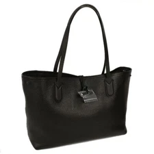 LONGCHAMP Black ROSEAU ESSENTIAL Leather Shoulder Tote Bag NWT