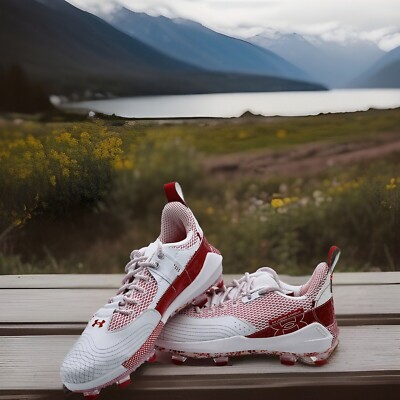 NEW Under Armour UA Harper 7 Elite Low MCS Baseball Cleats White
