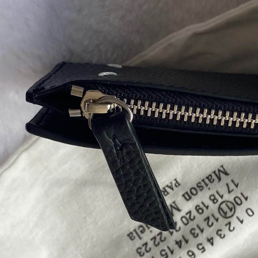 Maison Margiela Bi-fold Wallet with Coin Purse Unisex Black