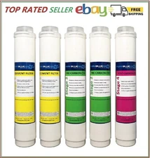 Pure Blue H2O 5PC Reverse Osmosis Filter System Replacement Filters