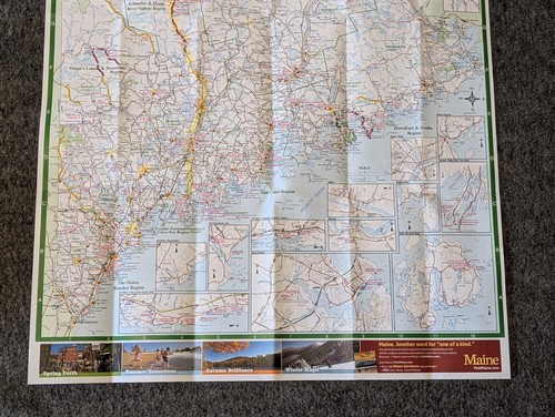 New York and Maine Road Maps NY ME Transportation Collectible - Picture 8 of 23