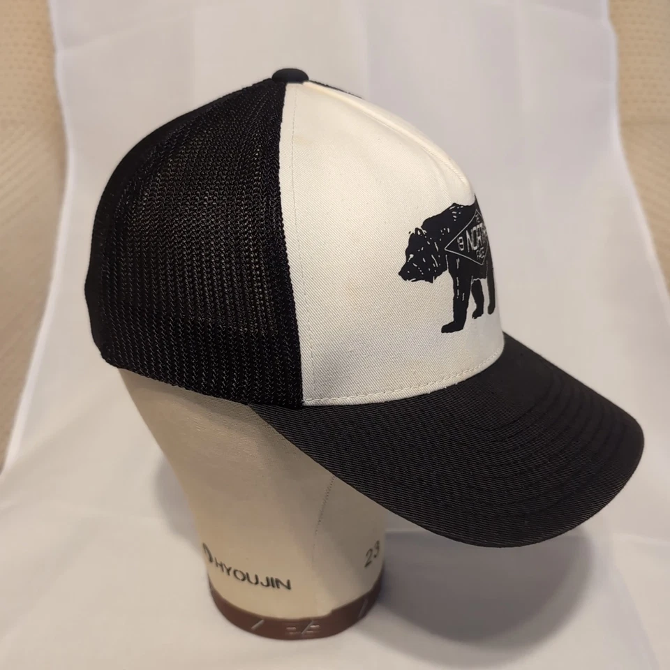 The North Face Trucker Hat Adult SnapBack Flexfit Black Bear - Image 3 of 4