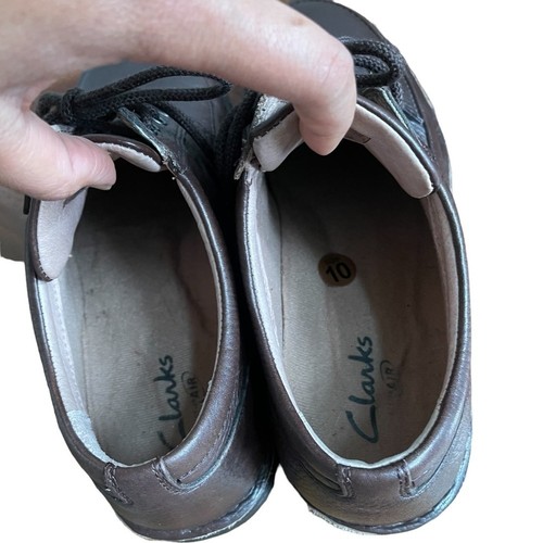 Clark's Shoes Scarpe Oxford Uomo Marrone Scuro Pelle Tomaia Pizzo Taglia:10 - Foto 9 di 12