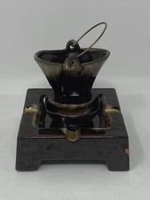 JAPAN Bucket Ashtray Porcelain Ceramic 2 Piece Approximately 3.75” x 3.75”