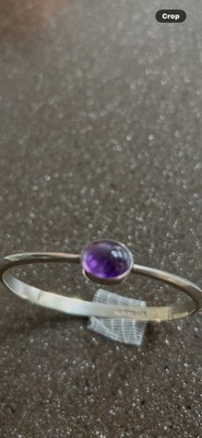 Finish 1957 Amethyst Sterling Silber Armband 925 Finnland Designer P T TOP