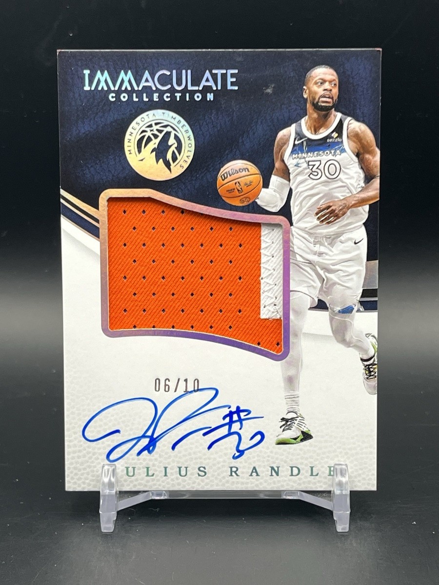 2024-25 Immaculate Game-Worn Jersey Julius Randle Auto /10 | eBay