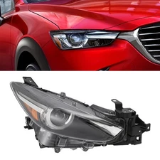 For 2017-2018 Mazda 3 LED Headlight Assembly (Black) Headlamp(s) Left/Right Opt.