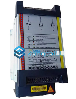 1PCS 3-phase AC380V thyristor voltage regulator controller 30KW CTH100A-380V-E